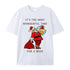 Unisex Christmas Theme Cotton T-Shirt